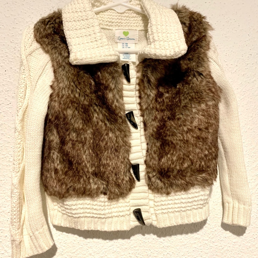 Emma's Garden Girls' Sweater